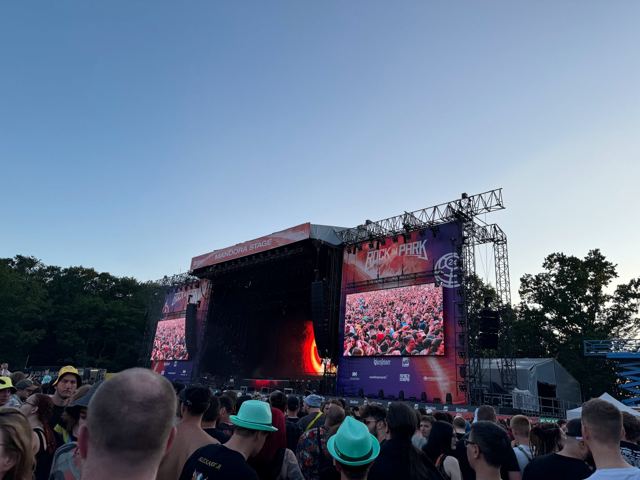 Ambiente del festival en Rock im Park 2024